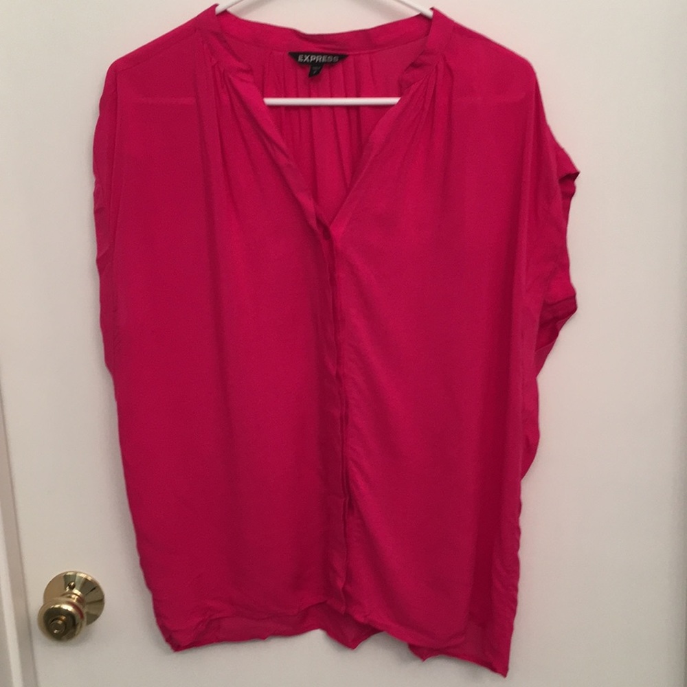 Flowy Express hot pink blouse